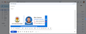 make clickable HTML email signature