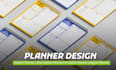 design printable, custom, digital, and etsy digital planner