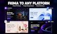 convert figma to wordpress, wix, webflow, framer website