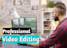youtube short, reels, long form content video editing