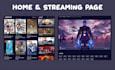 build anime streaming website with content