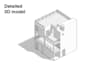 translate your 2d design in a 3d model using sketchup