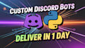 create custom discord bot using python and javascript