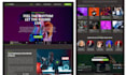 design nft landing page, website mockup, homepage design and figma redesign