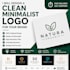design a clean minimalist logo for your brand