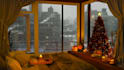 create cozy room rain video with customize design