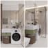 create bathroom interior design and 3d renders