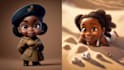 create vibrant african american children book illustrations and covers