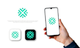 design stunning 3d gradient modern app icon and website logo