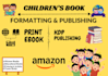 format and publish your children book for amazon kdp
