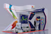 create 3d trade booth,exhibition stand,televition set design
