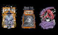 design psychedelic trippy artwork for band merch or poster