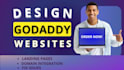 build godaddy website, godaddy website builder, webador website, fix godaddy