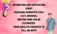 write and edit engaging anime, manhwa and manga recap script