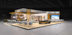 design 3d shots and animation trade show booth, exhibition stall, kiosk, stand