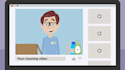 design a house cleaning service video, commercial cleaning ads