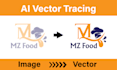 redraw image or logo, modify, recreate, improve and fix with ai