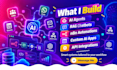 develop ai agents, ai apps, web apps and automations like n8n