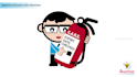 do 2d demonstration animation with cute character