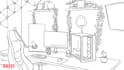 draw your gaming setup in full HD