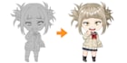 make cute chibi character