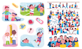 illustrate anything in a vector style