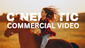 create stunning cinematic commercial brand video or facebook video ads