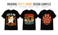 create custom pet t shirt designs for etsy printify and pod stores