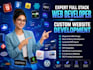 be your senior full stack developer for custom website development