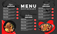 design eye catching restaurant food menu,  drink menu, food poster, brochure