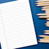 create a notebook cover and lined pages for KDP