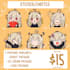design chibi emotes sticker