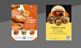 do restaurant menu design, food menu and food flyer design