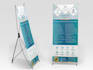 do roll up banner, retractable, billboard design