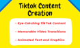 be your professional tiktok content creator
