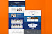 design an modern outstanding responsive landing page using a HTML CSS