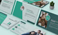 design modern sales deck, investor pitch deck, sales presentation slide deck