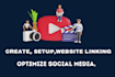 create best youtube channel setup with logo, art, intro, seo
