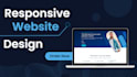 design a custom and responsive website with HTML CSS js