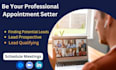 be your linkedin sales manager and b2b appointment setter