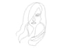 draw one line art, single line art, continuous line art