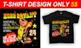 create tshirt design vintage, darkart, and other style