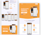 design a stunning HTML landing page or HTML static website