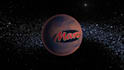 make 3d moon in space logo reveal animation