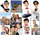 draw digital caricature portraits from photos