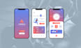 create mobile app on android and ios using flutter, react native