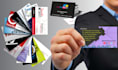 design unique business card with two ideas
