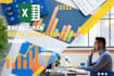 data visualization created with  excel data
