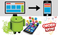 convert website to android app and ios app