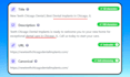 do website on page seo optimization for organic traffic and google ranking